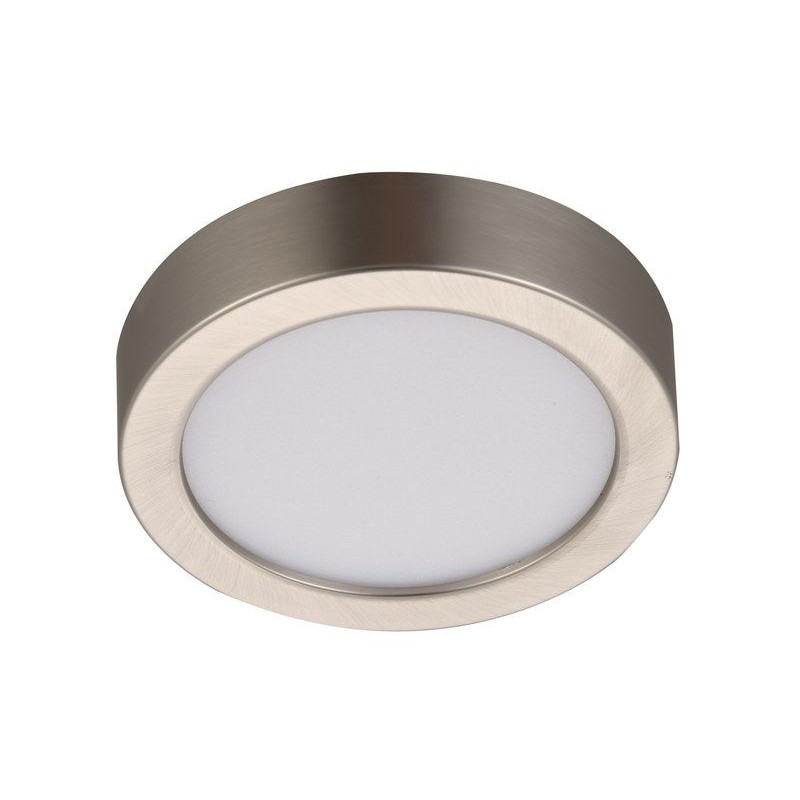 Spot led integree de 2700 a 4000K, IP44, rond, Diam. 9.3 cm, INSPIRE, acier|Sanifer
