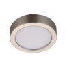 Spot led integree de 2700 a 4000K, IP44, rond, Diam. 9.3 cm, INSPIRE, acier|Sanifer