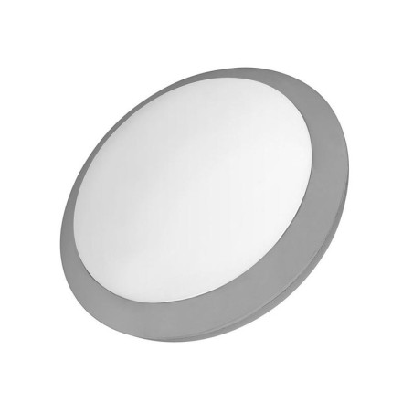 Plafonnier circulaire gris 2xE27 IP65 | Sanifer