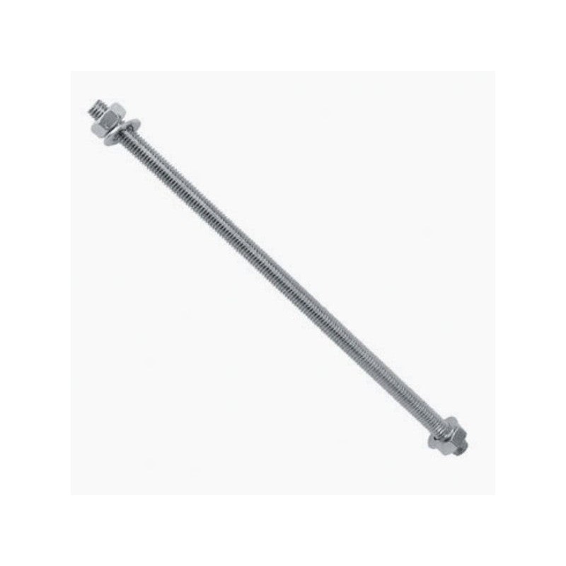 Lot de 4 tiges filetées acier zingué L.200 X Diam.4 Mm, Standers| Sanifer