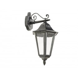 Applique extérieur E27 Max 60W noir argent Monza Inspire| Sanifer