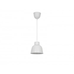Suspension MELGA diam. 18.5cm E27 métal blanc mat| Sanifer