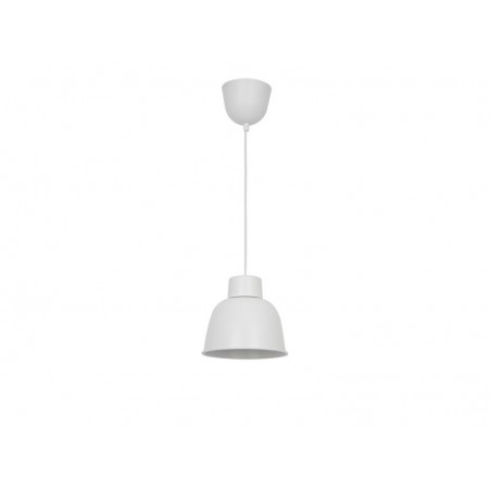 Suspension MELGA diam. 18.5cm E27 métal blanc mat| Sanifer