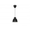 Suspension MELGA diam. 18.5cm E27 métal noir mat| Sanifer