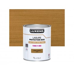 Lasure LUXENS 4 ans chêne moyen satiné 1 Litre -  - meilleure qualité