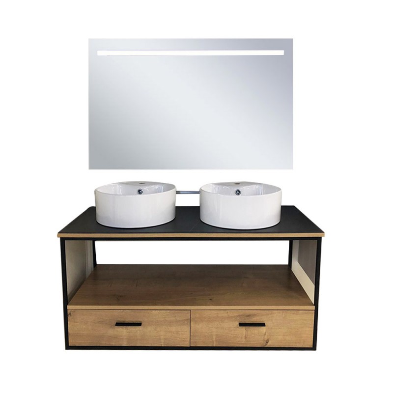 Meuble de salle de bains FRAM 120 E  (3 éléments) | Sanifer