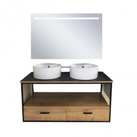 Meuble de salle de bains FRAM 120 E  (3 éléments) | Sanifer