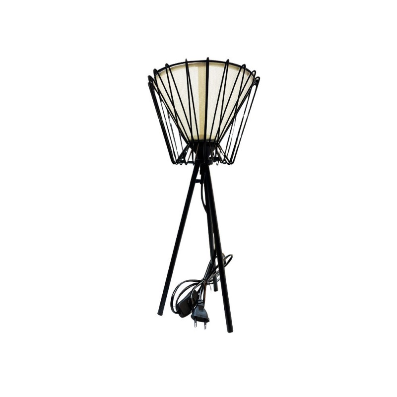 Lampe de table noir  D.220x400mm E27  4W 3000K | Sanifer