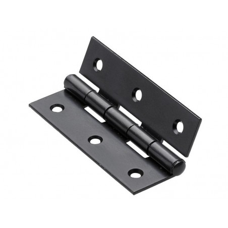Charnière en acier pour meuble, HETTICH, L.70 x l.40 mm, noir|Sanifer