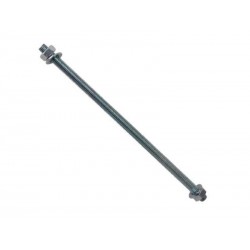 Lot de 2 tiges filetées acier zingué, L.200 X Diam.5 Mm, Standers|Sanifer