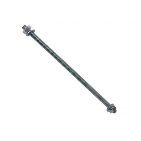 Lot de 2 tiges filetées acier zingué, L.200 X Diam.5 Mm, Standers|Sanifer