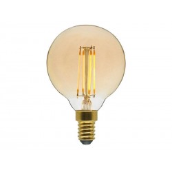 Ampoule led décorative, globe 60mm, E14, 470lm  40W, blanc très chaud, LEXMAN|Sanifer