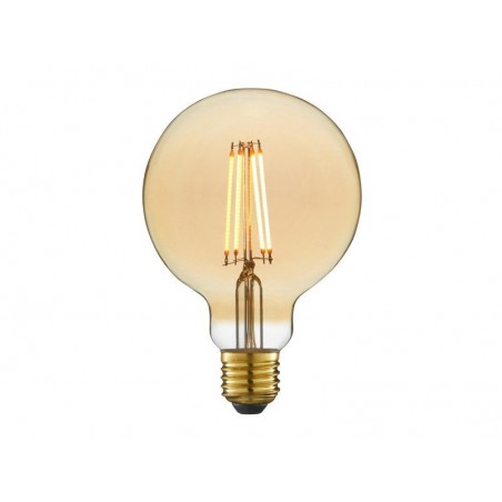 Ampoule led décorative, globe 95mm, E27, 470lm  40W, blanc très chaud, LEXMAN|Sanifer