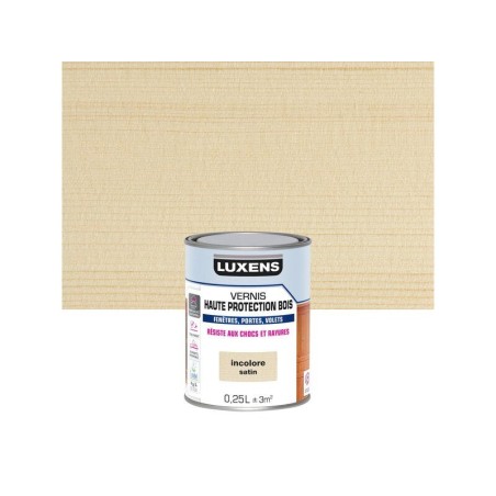 Vernis pour bois extérieur LUXENS incolore satiné 0