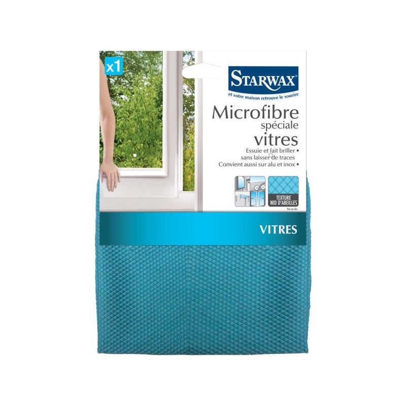 Lavette vitres et miroirs polyester STARWAX|Sanifer