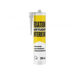 Colle fixation interieur acrylique 1er prix blanc cartouche 280ml -  - meilleure qualité