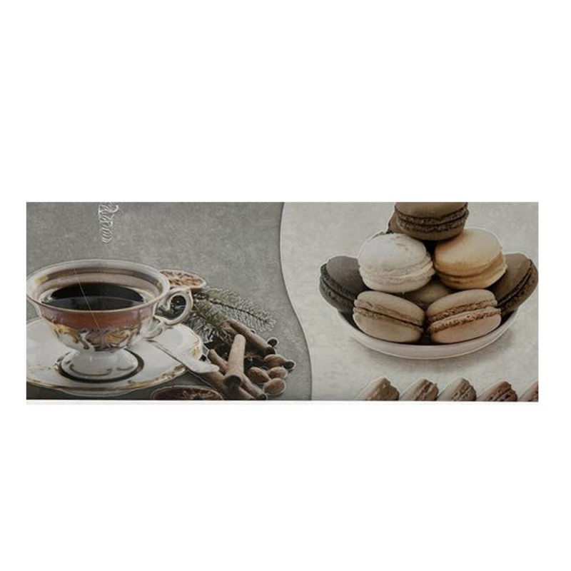 Carrelage mural 20x60cm DECOR HAINA KITCHEN GRIS |Sanifer