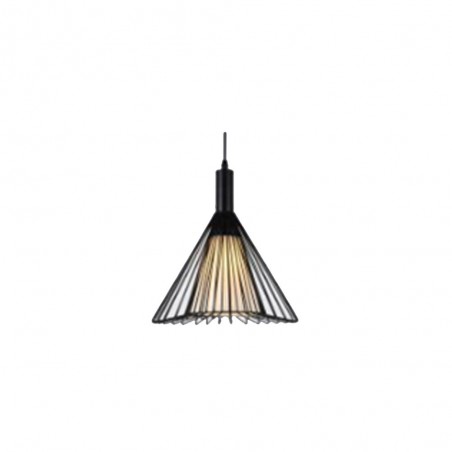 Suspension noir D.320xH.380cm E27 4W 3000K | Sanifer