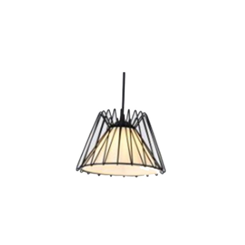 Suspension noir D.220xH.170mm E27 4W 3000K | Sanifer