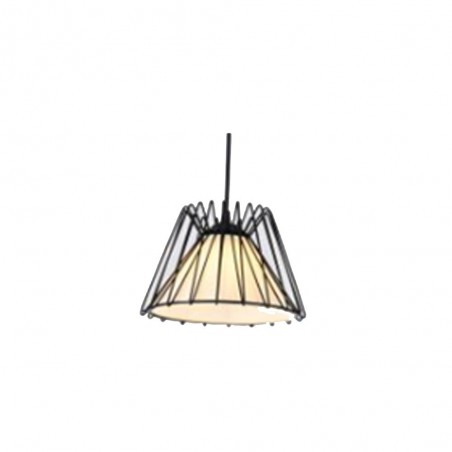 Suspension noir D.220xH.170mm E27 4W 3000K | Sanifer