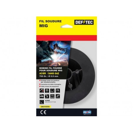 Bobine de fil fourré gris 0,9 mm 800 gr| Sanifer