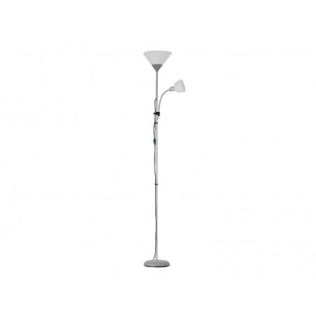 Lampadaire liseuse E27 H.177 cm Basic gris| Sanifer