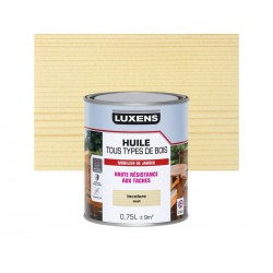 Huile pour bois extérieur LUXENS incolore mat 0.75 l| Sanifer