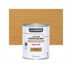 Lasure LUXENS 4 ans chêne clair satiné 1 Litre| Sanifer