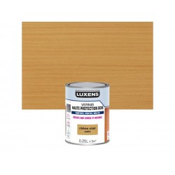 Vernis pour bois extérieur LUXENS chêne clair satiné 0,25 Litre| Sanifer