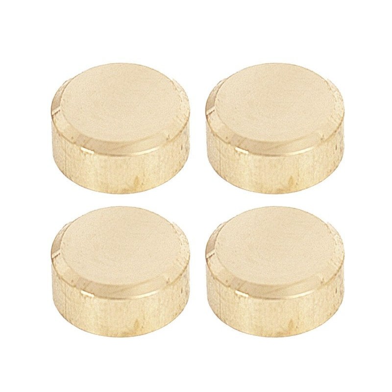 Fixations miroirs rondes dorées| Sanifer