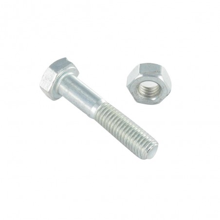 Boulon tête hexagonale acier zingué 12 x 180 mm| Sanifer