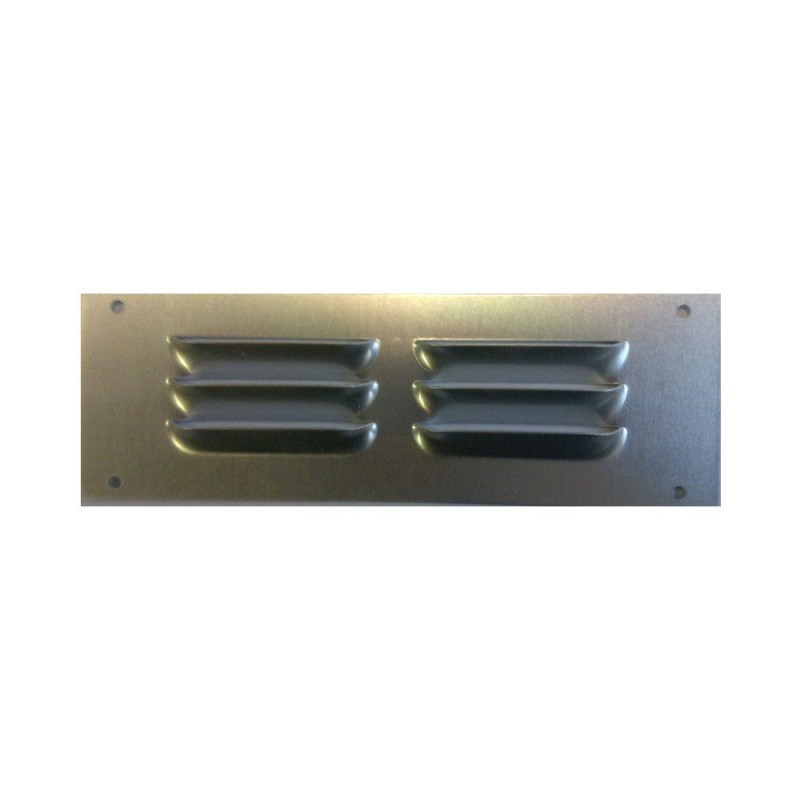 Grille d'aération aluminium anodisé L.50 x l.8 cm -  - meilleure qualité