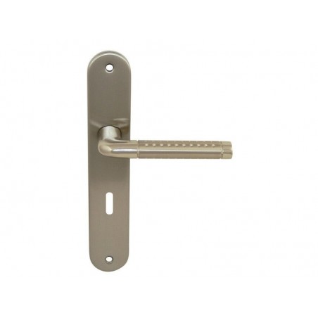 2 poignées de porte Tolbiac trou de clé Inspire aluminium 195 Mm|Sanifer