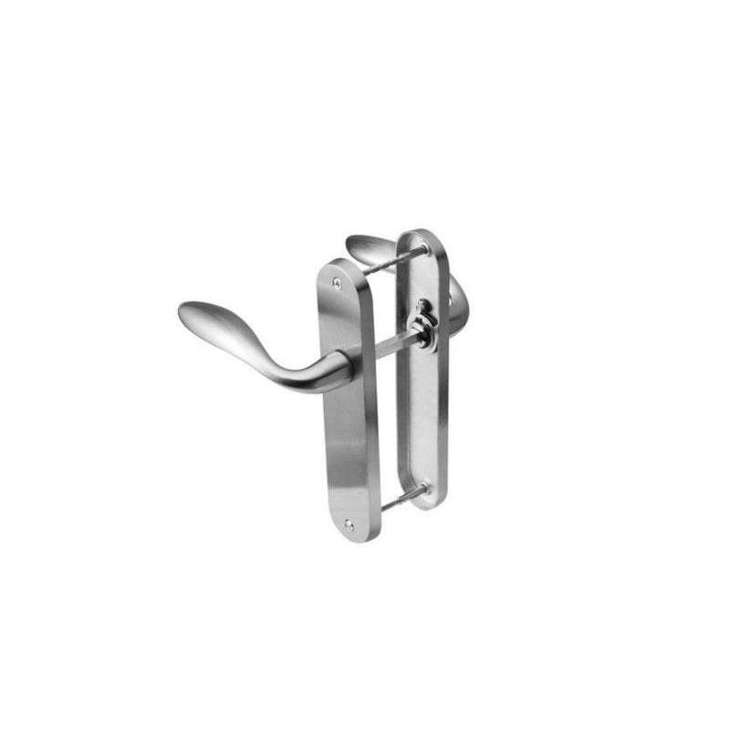 2 poignées de porte agathe sans trou INSPIRE zamak entraxe 165 mm|Sanifer