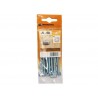 Lot de 6 Boulons Tête 6 pans acier Zingué L.60 X diam.5 Mm Standers|Sanifer