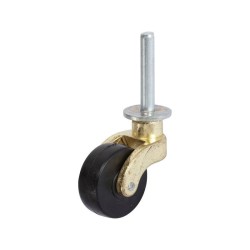 Roulette pivotante à tige lisse diam.29 Mm|Sanifer