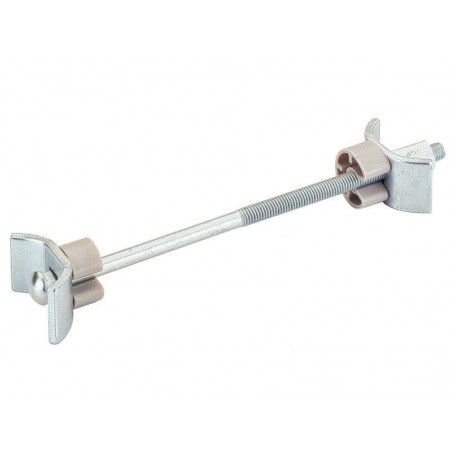 Lot de 2 raccords de plan de Travail acier chromé Hettich L.150 Mm|Sanifer