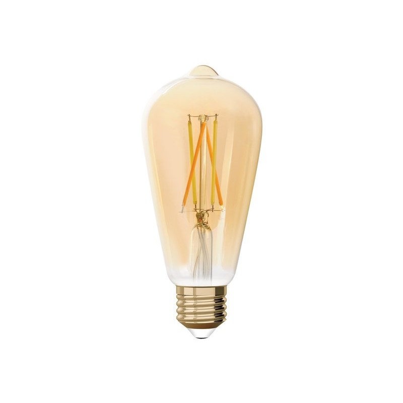 Ampoule led à filament ambré edison E27 60 W LEXMAN|Sanifer