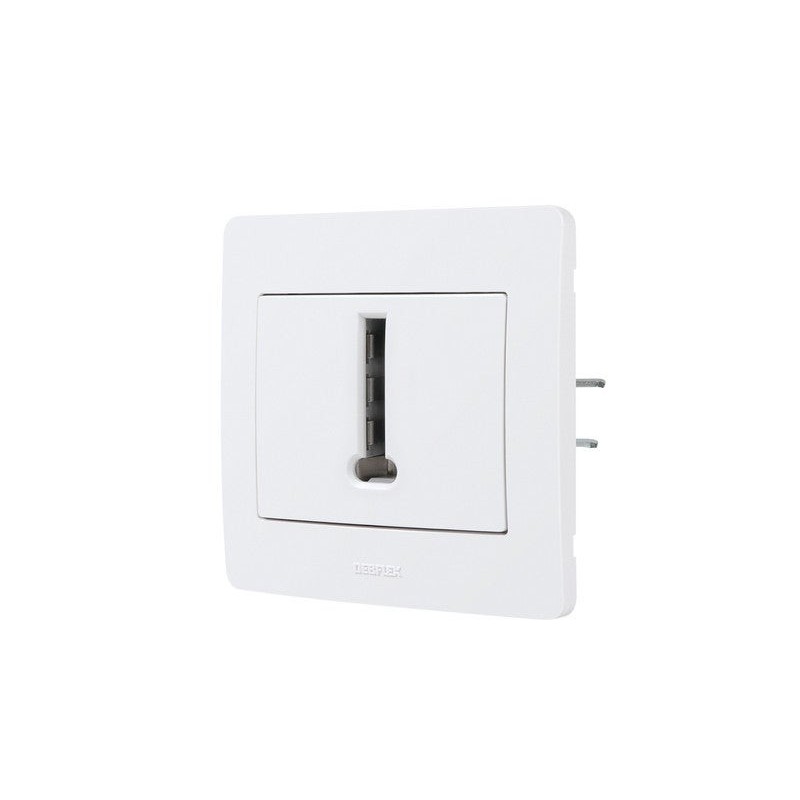 Prise Téléphone diam2 debflex Blanc|Sanifer