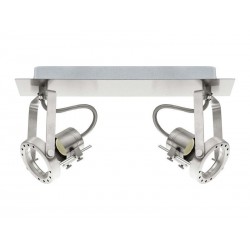 Rampe 2 spots fer acier Inspire Technic|Sanifer