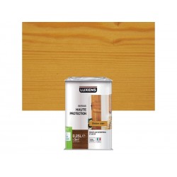 Vernis bois extérieur LUXENS Haute protection chêne clair satiné 0.25 L|Sanifer