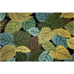 Tapis coco bleu amazon Latex 40X60Cm|Sanifer