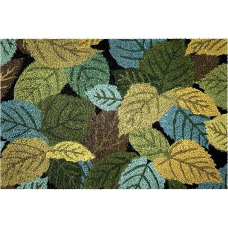 Tapis coco bleu amazon Latex 40X60Cm|Sanifer