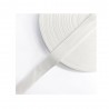 Sangle sergé coton blanc 25 mm x 30 m| Sanifer