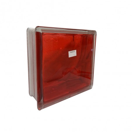 Brique de verre in-colored red| Sanifer