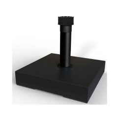 Pieds de parasol carré noir L 25KG  | Sanifer