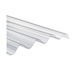 Tôle ondulée translucide 90 cm de large| Sanifer