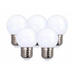 Ampoule led sphérique E27 50Lm Op blanc X5|Sanifer Tamatave