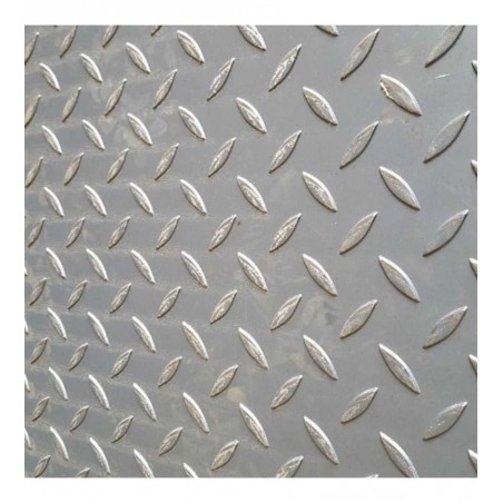 Tôle larmée striée 2mx1mx4/6mm TPN 60/10 |Sanifer