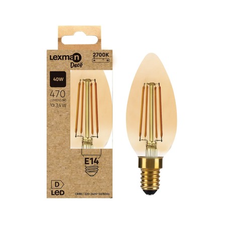 Ampoule led Flam E14 40W 2700K Amb|Sanifer Tamatave